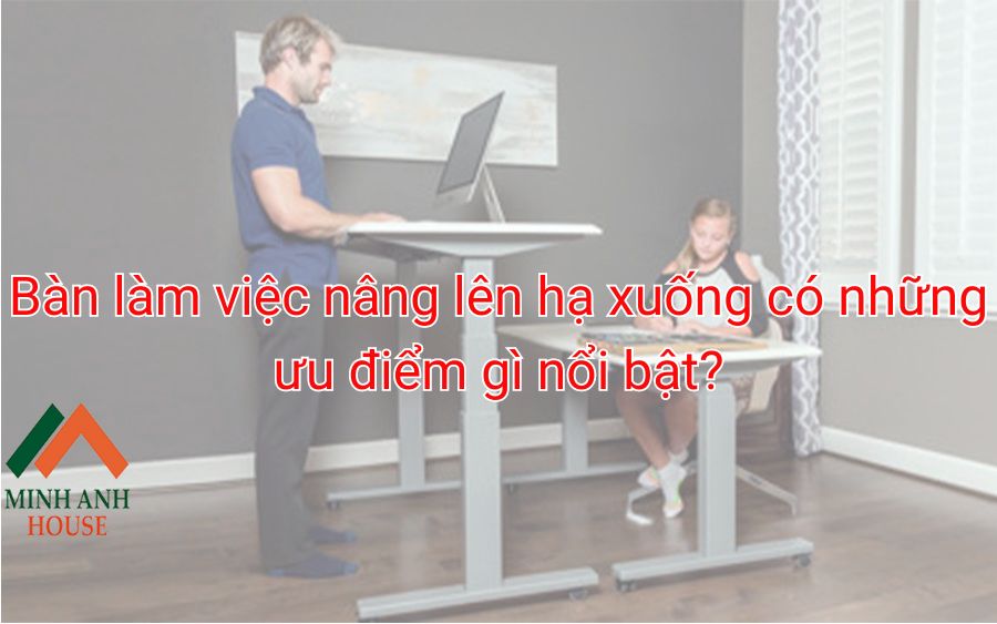 Bàn làm việc nâng lên hạ xuống ảnh đại diện